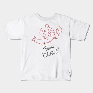 Santa "Claws" Kids T-Shirt